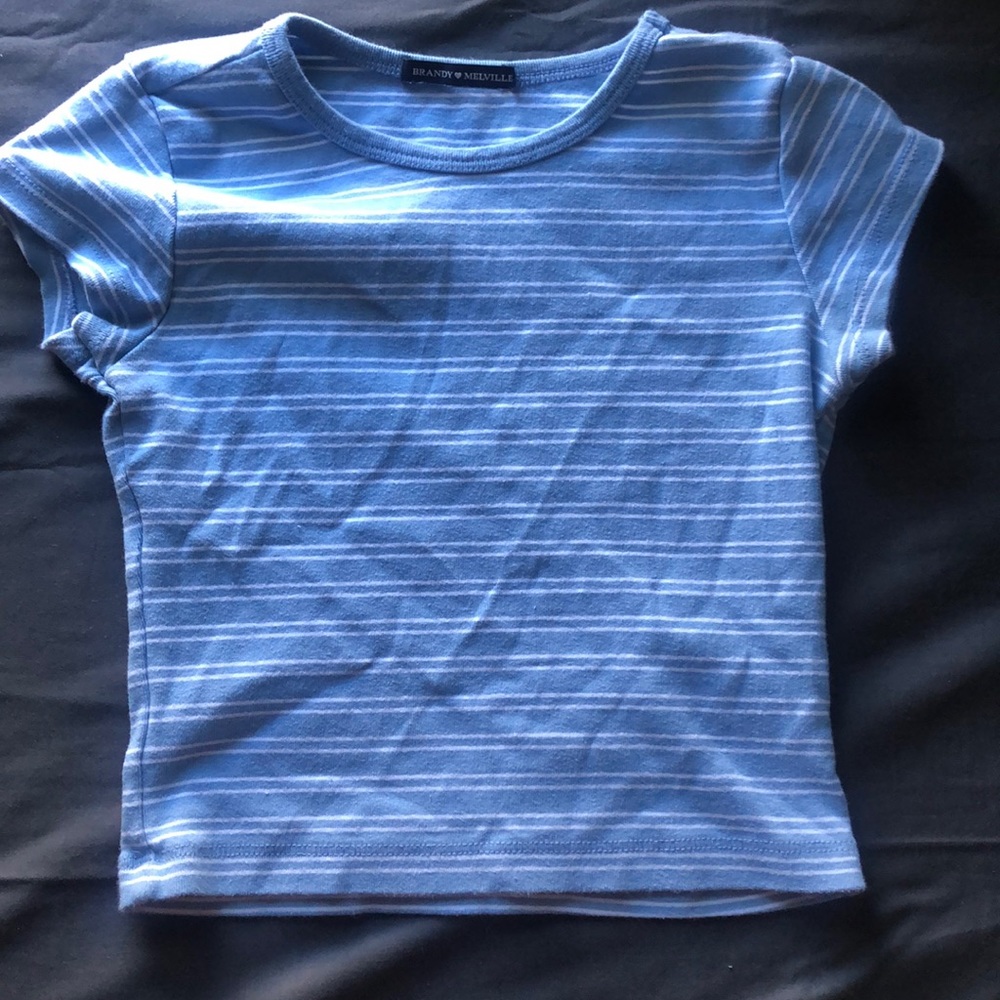 Brandy Melville Striped Crop Top